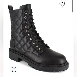 Combat Black Woman Boots Army Rock & Candy Lace Up 9.5 Barely Used Excellent con